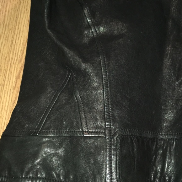 True Religion lambskin leather coat size xs - Picture 4 of 8